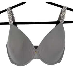 Natori 732080 Pure Luxe underwire T-shirt bra light gray size 32G